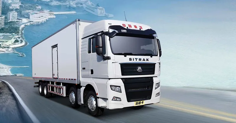 شاحنة البضائع 8x4 Sitrak C7H
