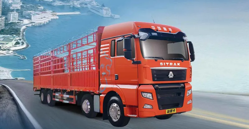 شاحنة البضائع 8x4 Sitrak C7H