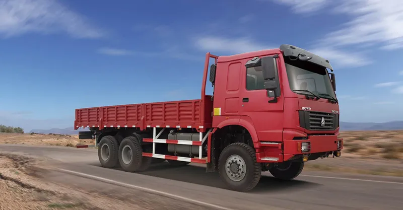 شاحنة شحن 6x6 Sinotruk الدفع الرباعي