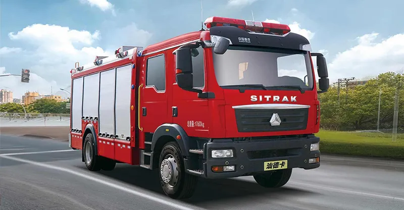 Fire Firection Truck 6x4 Howo أو Sitrak