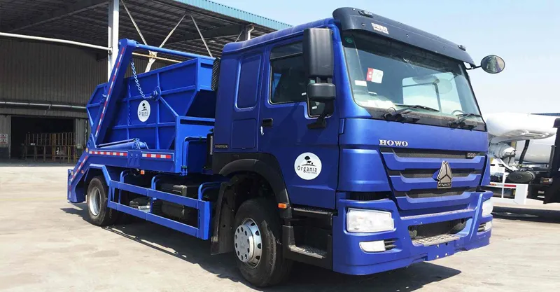 نوع ذراع الصرف الصحي شاحنة Garbage 4x2 Howo