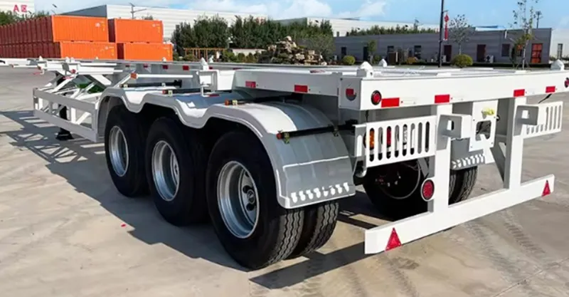 TRI AXLE Container Helederal Trailer