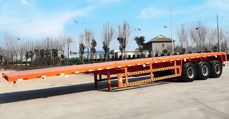 3 محور مسطح مقطورة