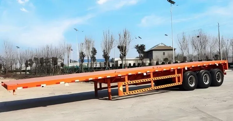 3 محور مسطح مقطورة جرار مسطح
