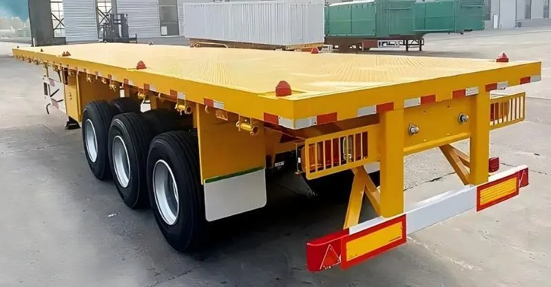 40 Foot Tri Axle Flat Deck Trailer للبيع