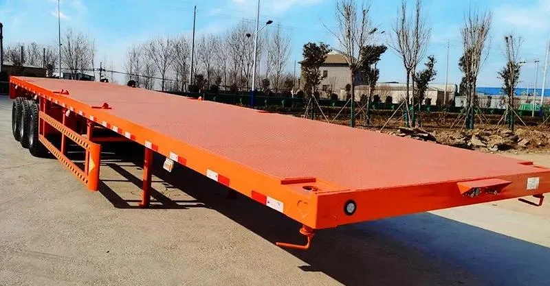 3 محور مسطح مقطورة جرار مسطح