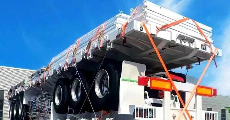 40 قدم TRI AXLE AXLE DECK TRAILER