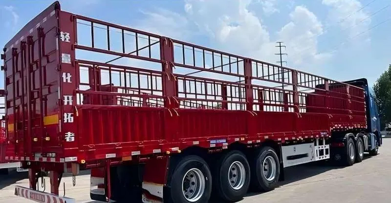 12.5m سياج نصف مقطورة للبيع