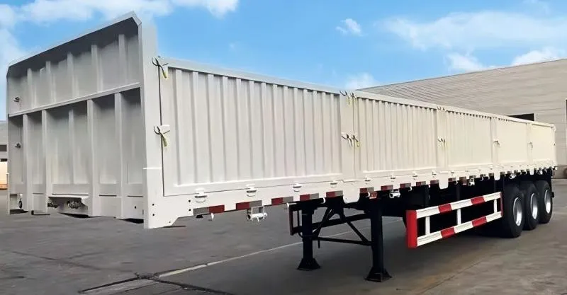 3 محور 60T Dropsides Trailer