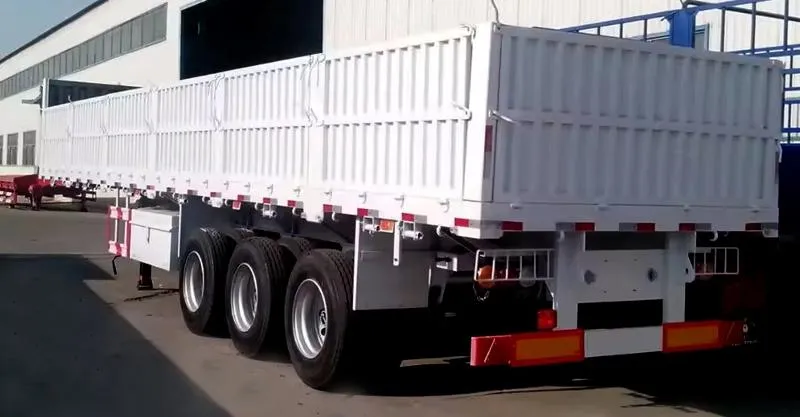 3 محور 60T Dropsides Trailer