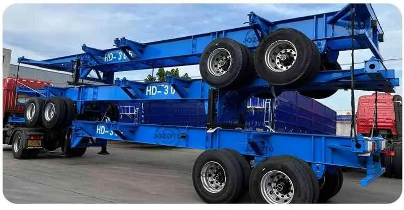 40ft Tri Axle Container Trailer