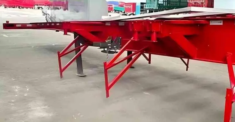 Tri Axle Skleton Semi Trailer