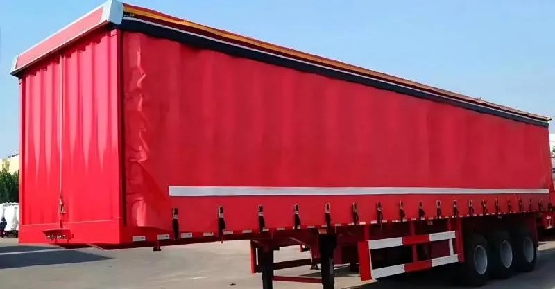 3 Axles Side Curtain Trailer للبيع