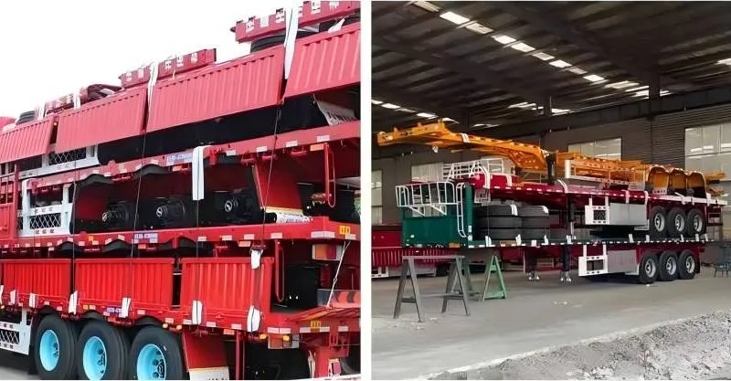 3 Axles Side Curtain Trailer للبيع