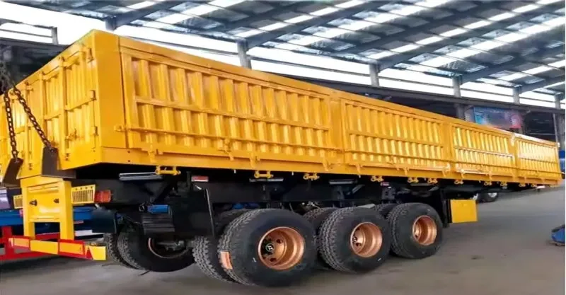 3 Axles Side Tipper Semi Trailer