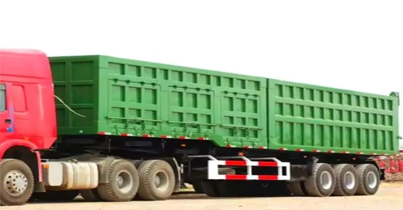 Tri Axles Side Dump Trailer