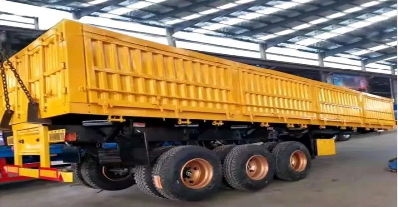 Tri Axles Side Dump Trailer