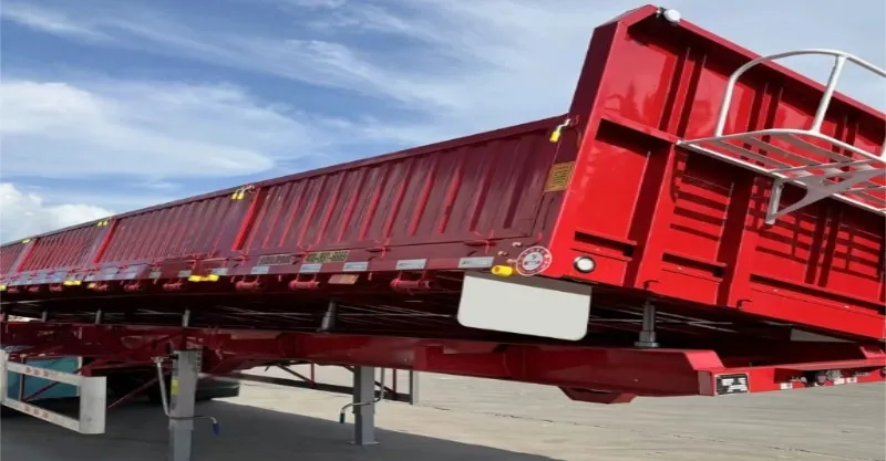 Tri Axle 60 Ton Side Tipping Tipping Trailer
