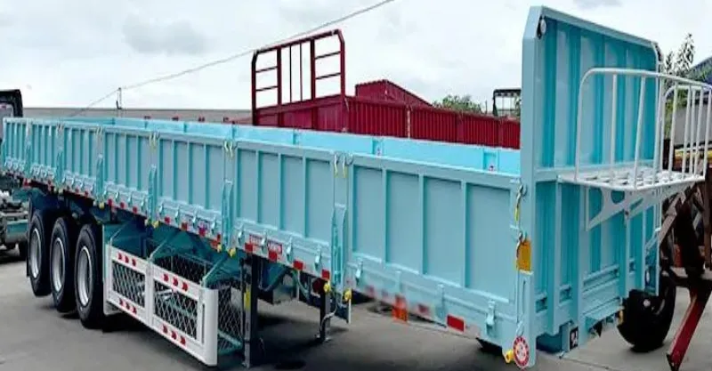 شاق 45CBM 80 طن مقطورة تيبر الجانب