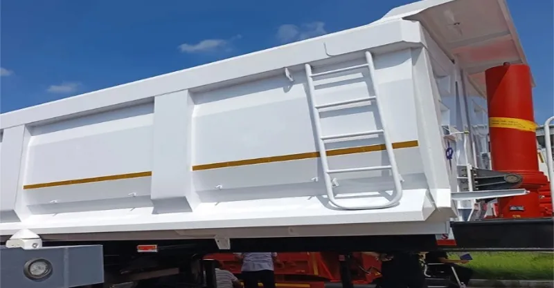 3 محور نهاية DUMP SEMI TRAILER